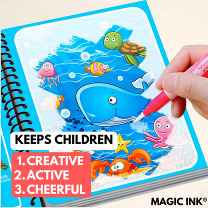 Magic Ink®: Water Colouring Book (Reusable)